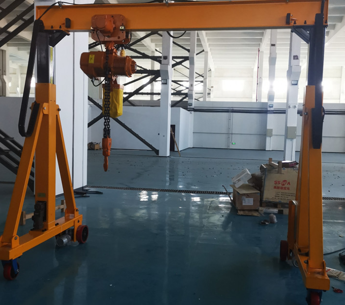 小型龍門吊用到了兩種形狀平衡原理